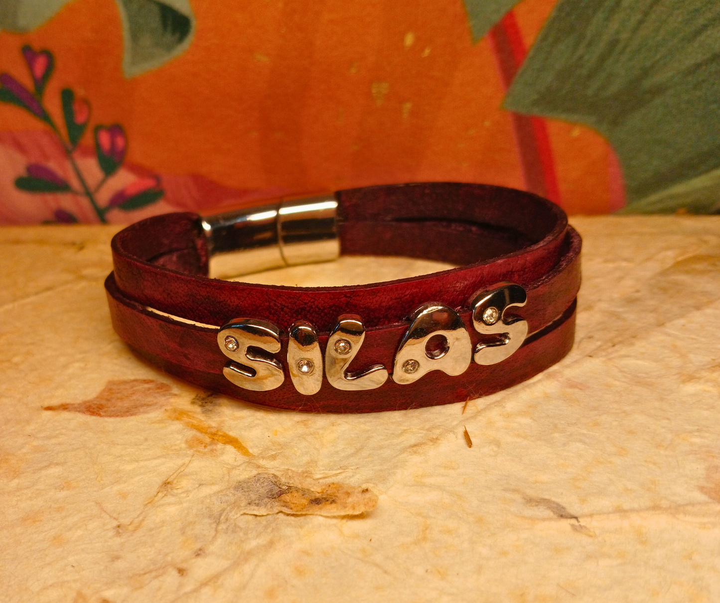 Personalized Leather Bracelet