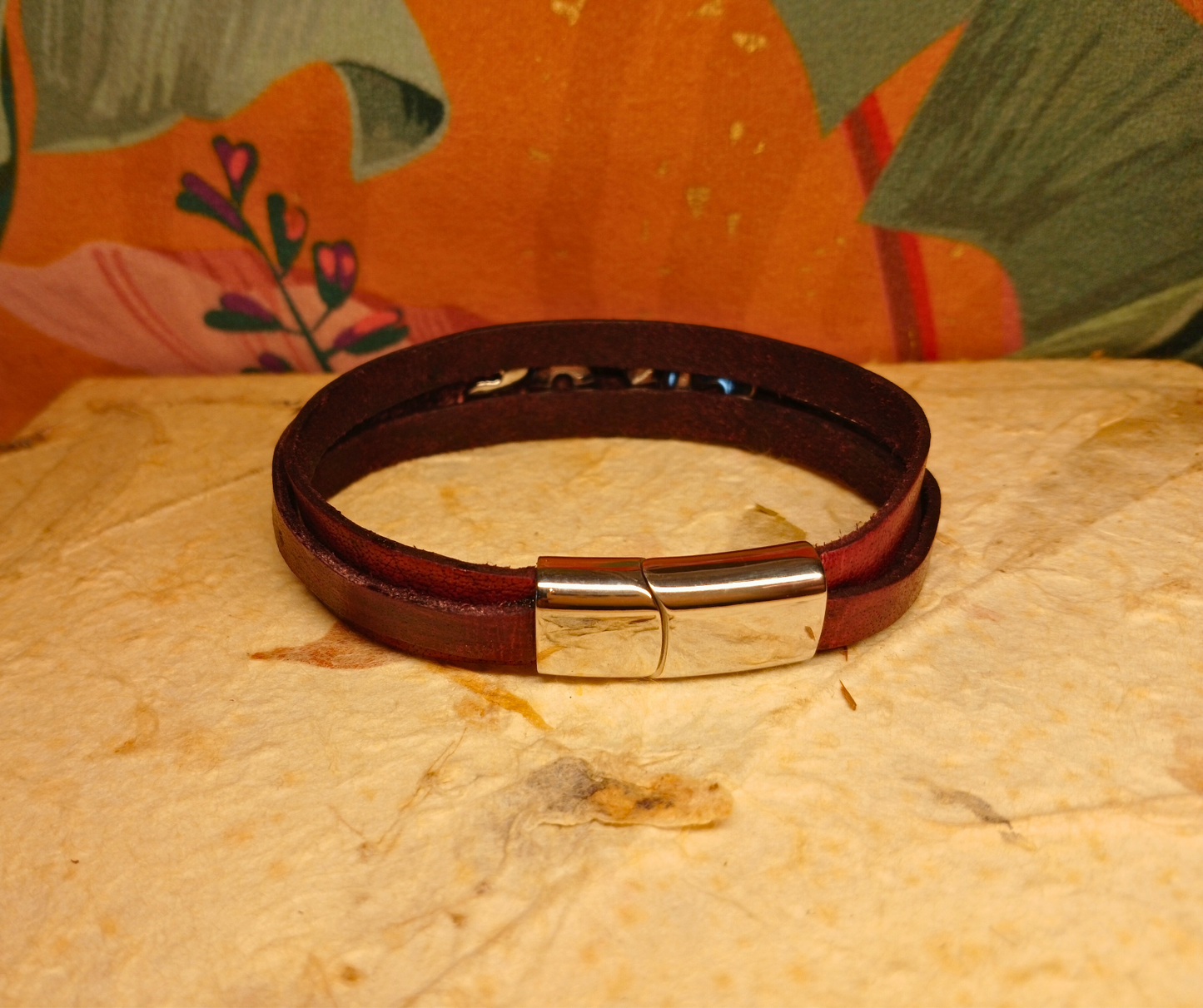 Personalized Leather Bracelet