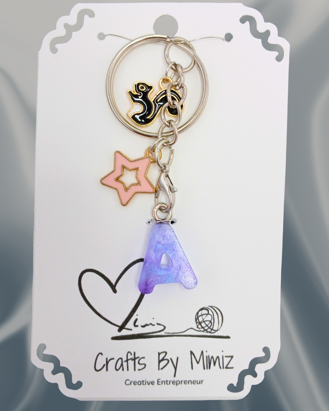 Alphabet Keychain