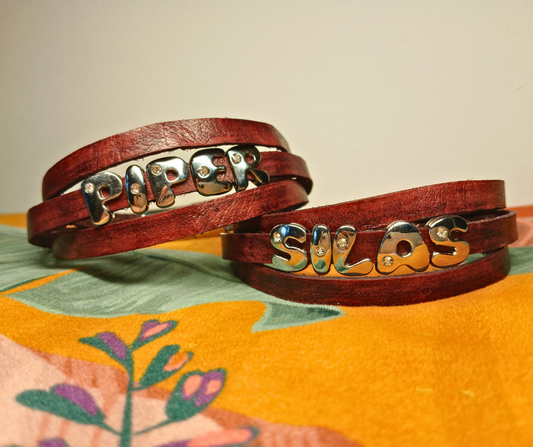Personalized Leather Bracelet