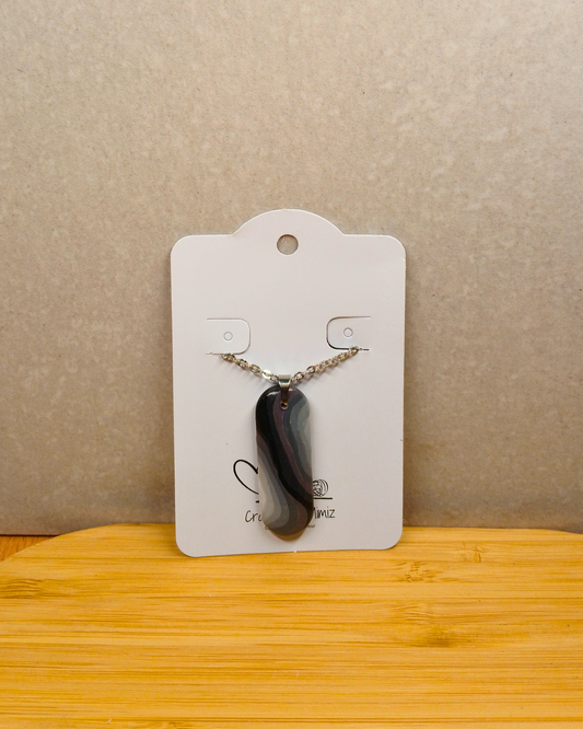 Lunar Veins Pendant Necklace