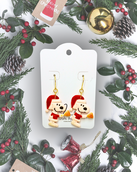 Christmas Snoopy Hoops