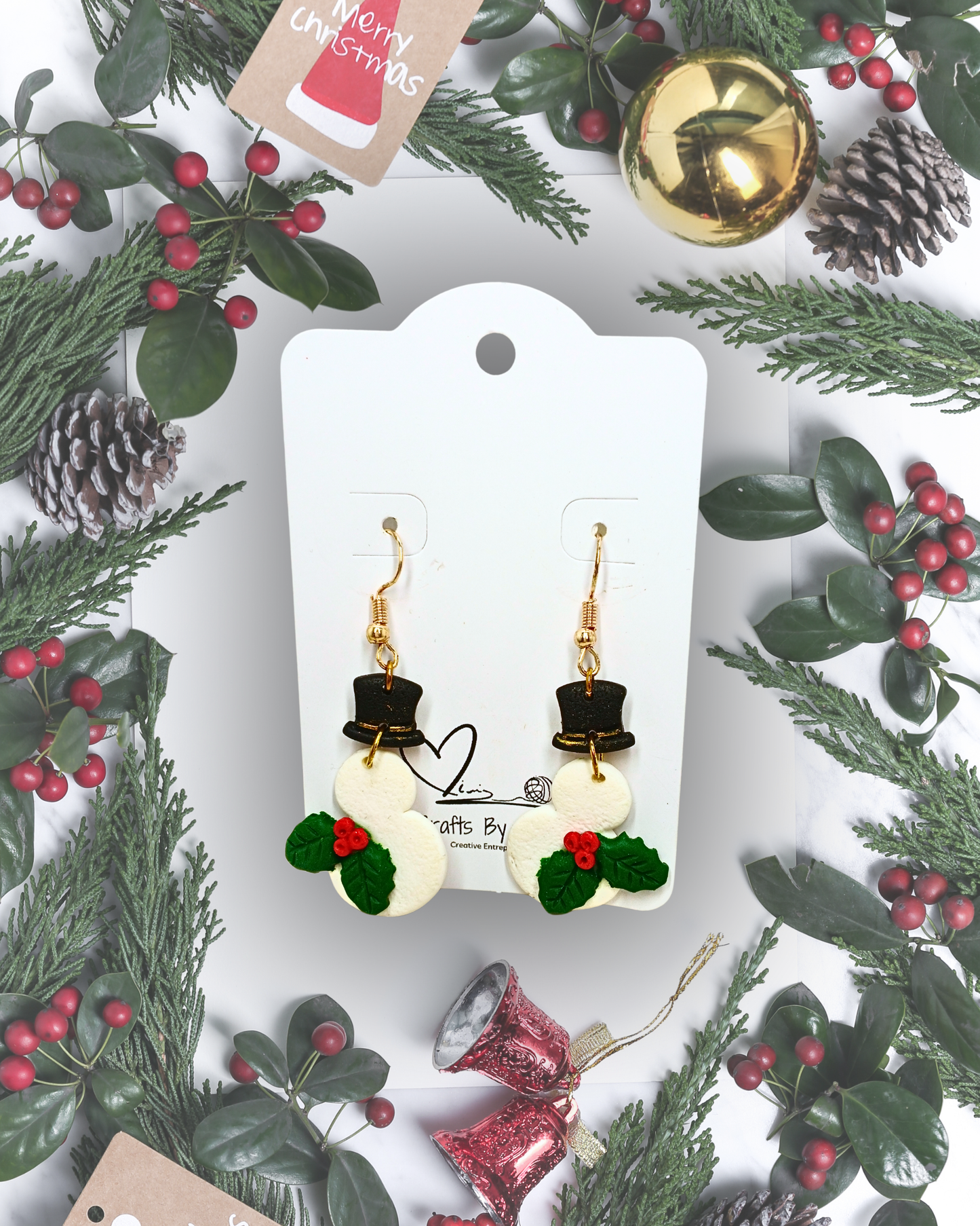 Christmas Snowmen Hoops