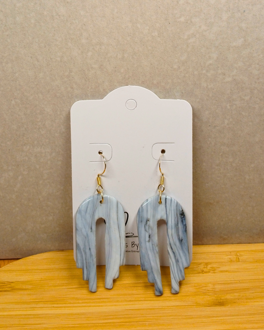 Stone Veil Hoops
