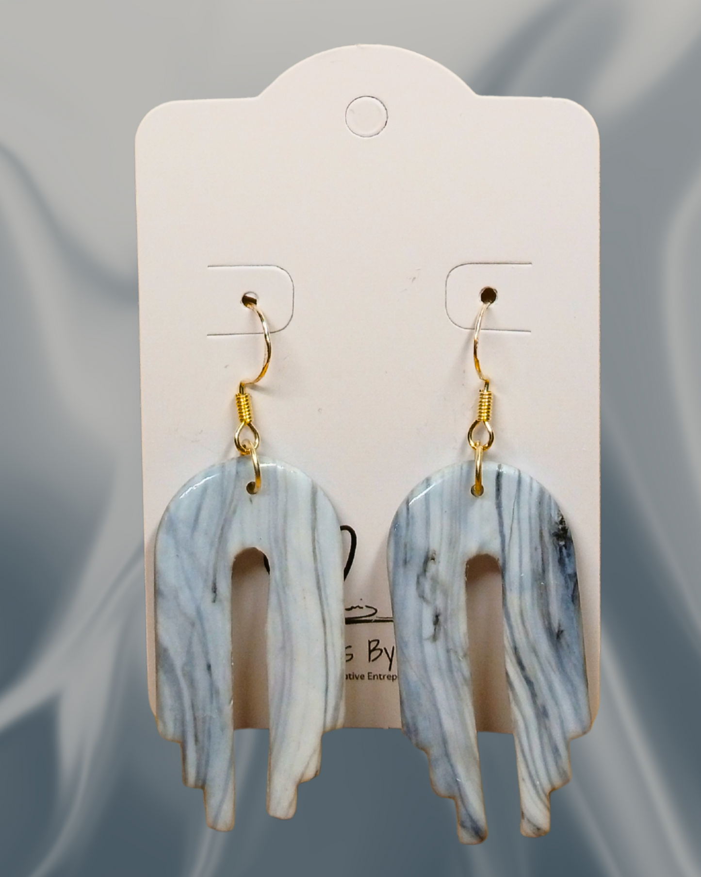 Stone Veil Hoops