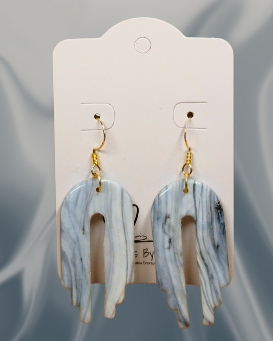 Stone Veil Hoops