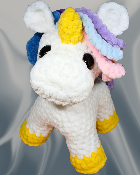 Lumi– Handmade Crochet Unicorn plushie