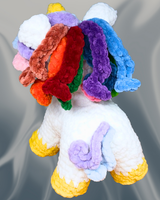 Lumi– Handmade Crochet Unicorn plushie